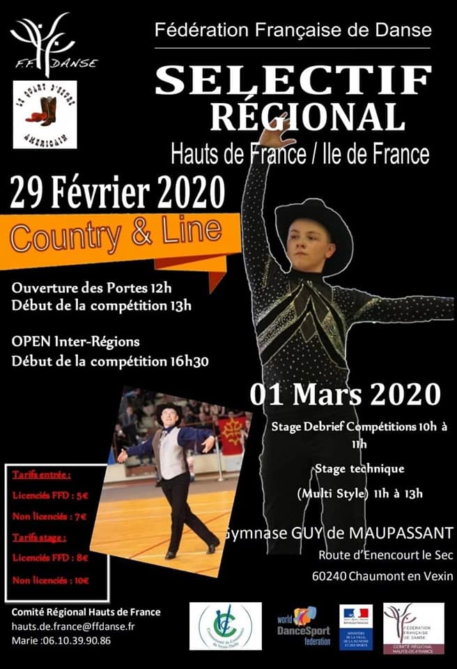 Affiche de Selectif Regional Hauts de France / IDF